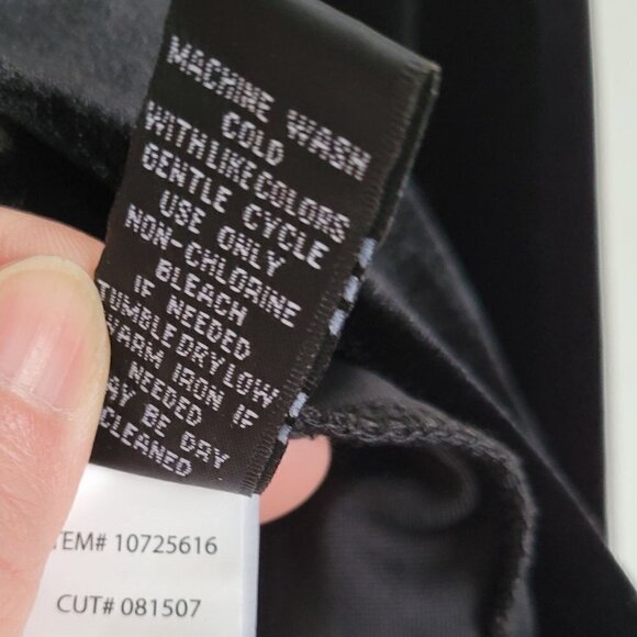 Torrid Tie Front Velvet Cropped Open Front Long Sleeve Jacket Deep Black Size 00 - Picture 11 of 13